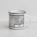 Right View Custom Boise Idaho Map Enamel Mug in Classic