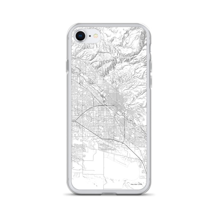 Custom Boise Idaho Map iPhone SE Phone Case in Classic