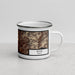 Right View Custom Boise Idaho Map Enamel Mug in Ember