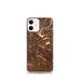 Custom Boise Idaho Map iPhone 12 mini Phone Case in Ember