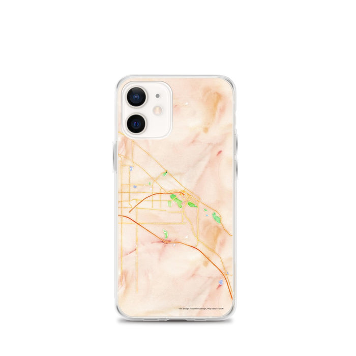 Custom Boise Idaho Map iPhone 12 mini Phone Case in Watercolor
