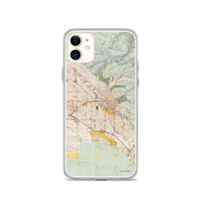 Custom Boise Idaho Map Phone Case in Woodblock