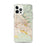 Custom Boise Idaho Map iPhone 12 Pro Max Phone Case in Woodblock