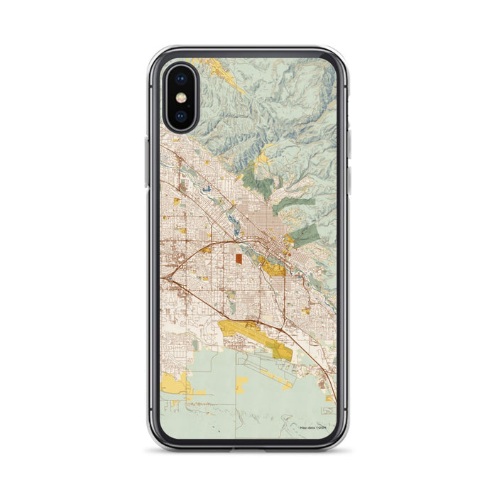 Custom Boise Idaho Map Phone Case in Woodblock