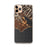 Custom iPhone 11 Pro Max Bolinas California Map Phone Case in Ember