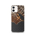 Custom iPhone 12 Bolinas California Map Phone Case in Ember