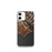 Custom iPhone 12 mini Bolinas California Map Phone Case in Ember