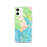 Custom iPhone 12 Bolinas California Map Phone Case in Watercolor