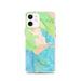 Custom iPhone 12 Bolinas California Map Phone Case in Watercolor