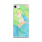 Custom iPhone SE Bolinas California Map Phone Case in Watercolor