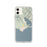Custom iPhone 11 Bolinas California Map Phone Case in Woodblock