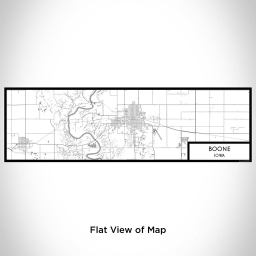 Flat View of Map Custom Boone Iowa Map Enamel Mug in Classic
