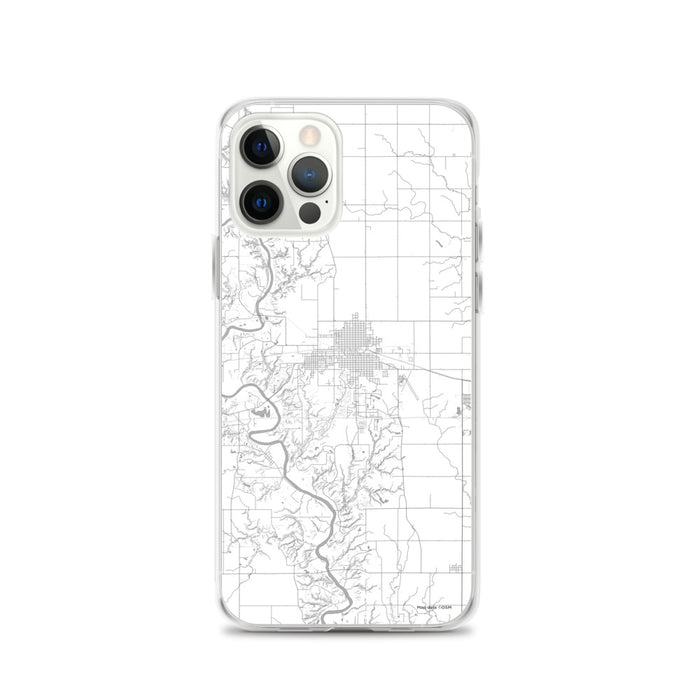 Custom Boone Iowa Map iPhone 12 Pro Phone Case in Classic