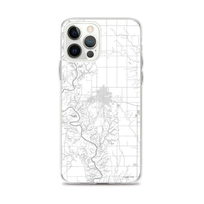 Custom Boone Iowa Map iPhone 12 Pro Max Phone Case in Classic