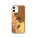 Custom Boone Iowa Map iPhone 12 Phone Case in Ember