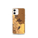 Custom Boone Iowa Map iPhone 12 mini Phone Case in Ember