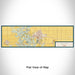Flat View of Map Custom Boone Iowa Map Enamel Mug in Woodblock