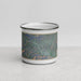 Front View Custom Boone North Carolina Map Enamel Mug in Afternoon
