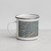 Left View Custom Boone North Carolina Map Enamel Mug in Afternoon