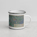 Right View Custom Boone North Carolina Map Enamel Mug in Afternoon