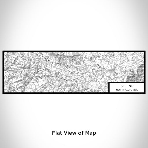 Flat View of Map Custom Boone North Carolina Map Enamel Mug in Classic