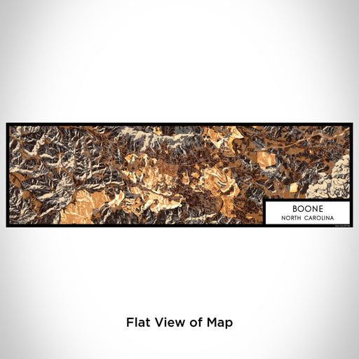 Flat View of Map Custom Boone North Carolina Map Enamel Mug in Ember