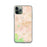 Custom iPhone 11 Pro Boone North Carolina Map Phone Case in Watercolor