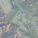 Boonville California Map Print in Afternoon Style Zoomed In Close Up Showing Details