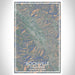 Boonville California Map Print Portrait Orientation in Afternoon Style With Shaded Background