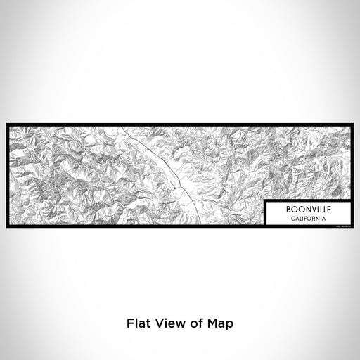 Flat View of Map Custom Boonville California Map Enamel Mug in Classic
