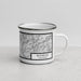 Right View Custom Boonville California Map Enamel Mug in Classic