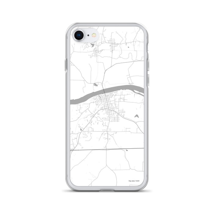Custom Boonville Missouri Map iPhone SE Phone Case in Classic
