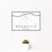 12x18 Boonville Missouri Map Print Landscape Orientation in Classic Style With Small Cactus Plant in White Planter