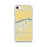 Custom Boonville Missouri Map iPhone SE Phone Case in Woodblock