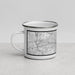 Left View Custom Boston Massachusetts Map Enamel Mug in Classic