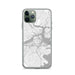 Custom Boston Massachusetts Map Phone Case in Classic