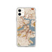 Custom Boston Massachusetts Map Phone Case in Woodblock