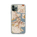 Custom Boston Massachusetts Map Phone Case in Woodblock
