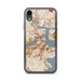 Custom Boston Massachusetts Map Phone Case in Woodblock