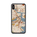 Custom Boston Massachusetts Map Phone Case in Woodblock