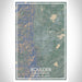 Boulder Colorado Map Print Portrait Orientation in Afternoon Style With Shaded Background