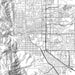 Boulder Colorado Map Print in Classic Style Zoomed In Close Up Showing Details