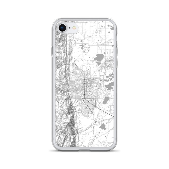 Custom Boulder Colorado Map iPhone SE Phone Case in Classic