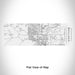 Rendered View of Boulder Colorado Map Engraving on 10oz Stainless Steel Insulated Cup with Sliding Lid in White