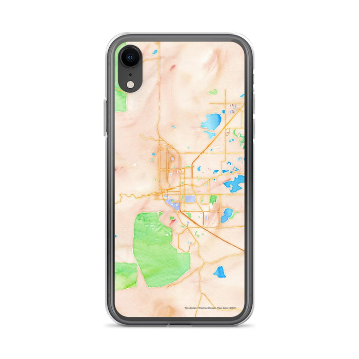 Custom Boulder Colorado Map Phone Case in Watercolor