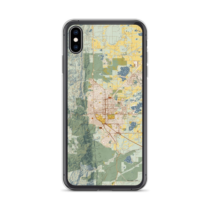 Custom Boulder Colorado Map Phone Case in Woodblock