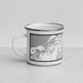 Left View Custom Bountiful Utah Map Enamel Mug in Classic