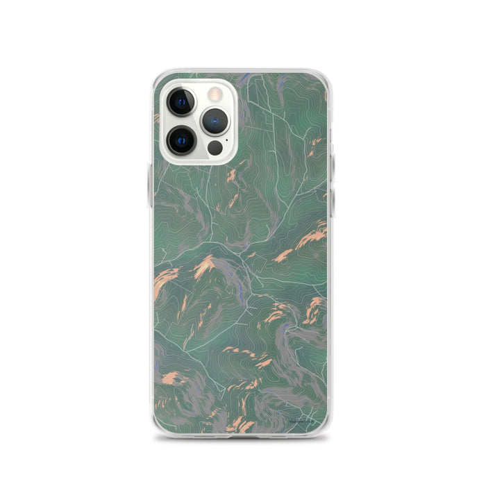 Custom iPhone 12 Pro Bovina New York Map Phone Case in Afternoon