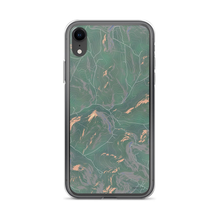 Custom iPhone XR Bovina New York Map Phone Case in Afternoon
