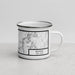 Right View Custom Bovina New York Map Enamel Mug in Classic